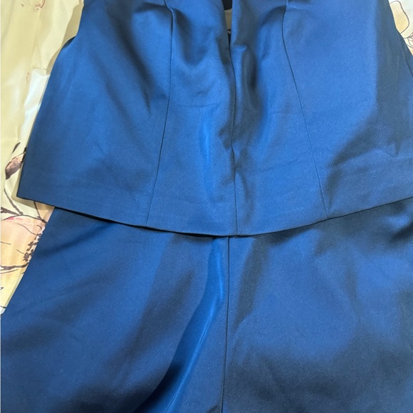 KEEPSAKE the Label Midnight Blue Satin Dress
